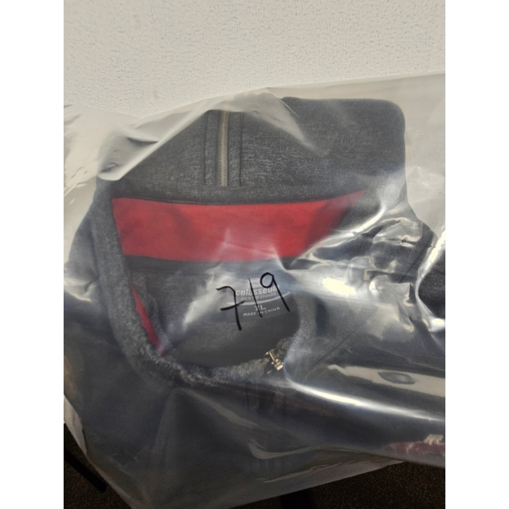 Colosseum Washington State Cougars WSU Full Zip Fleece Jacket Gray Mens XL - Picture 11 of 11
